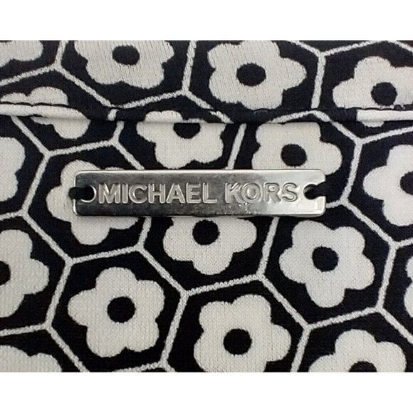 Michael Kors Women's Sheath Dress Black & White Floral Knee Length - 2X  NWT - Picture 7 of 9